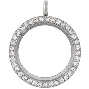 Origami Owl Large silver locket